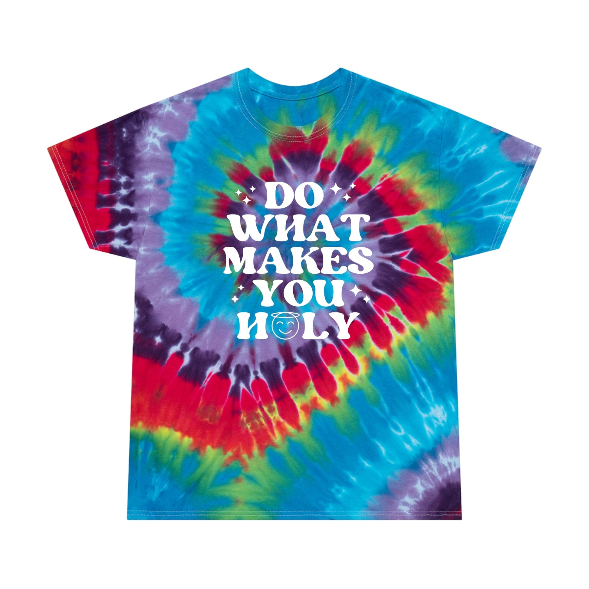 Do What Makes You Holy - Tie - Dye Tee, Spiral - FawcettMusic