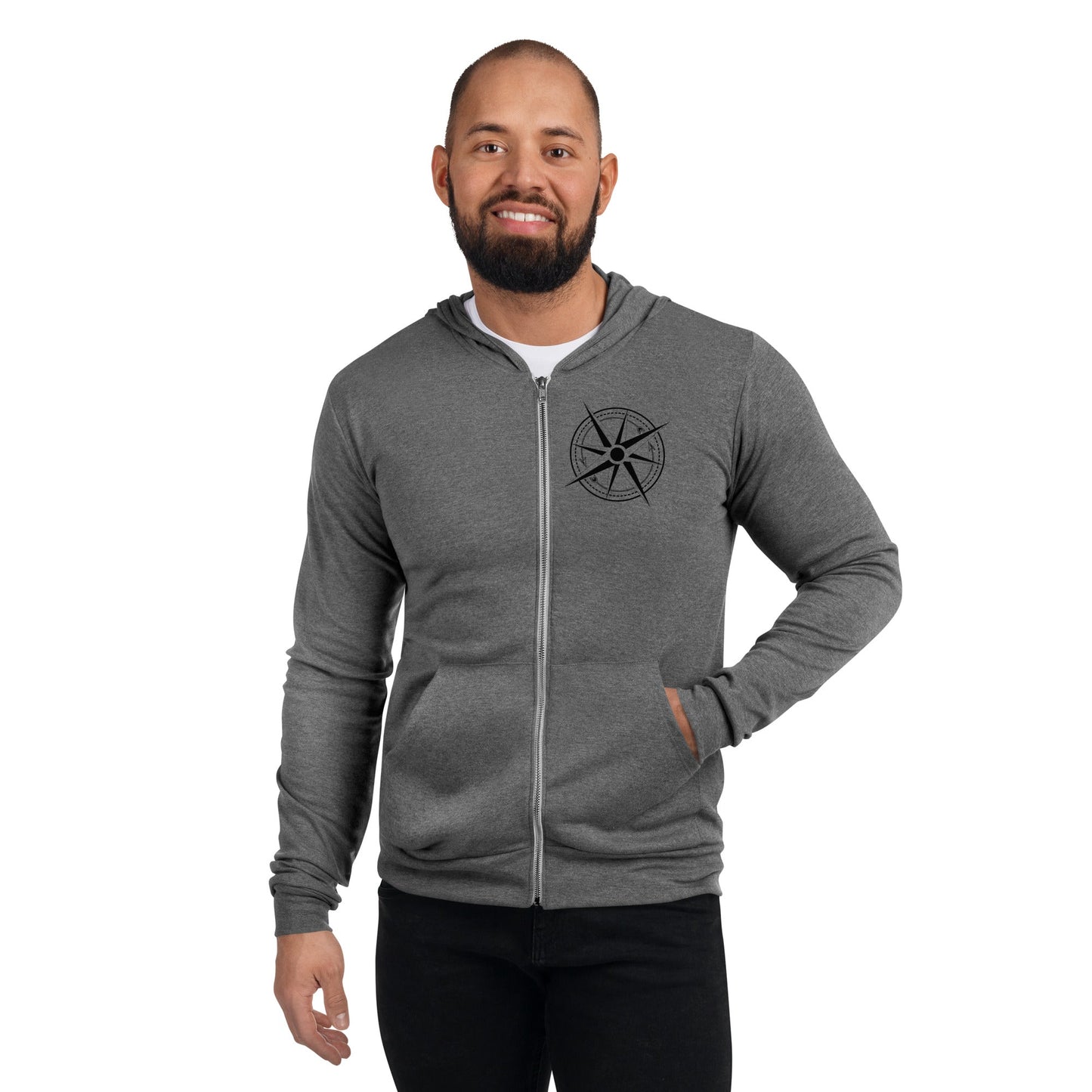 Full Compass Lightweight Unisex zip hoodie - FawcettMusic