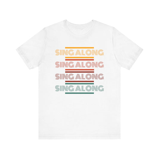 Sing Along Retro - Unisex Jersey Short Sleeve Tee - FawcettMusic