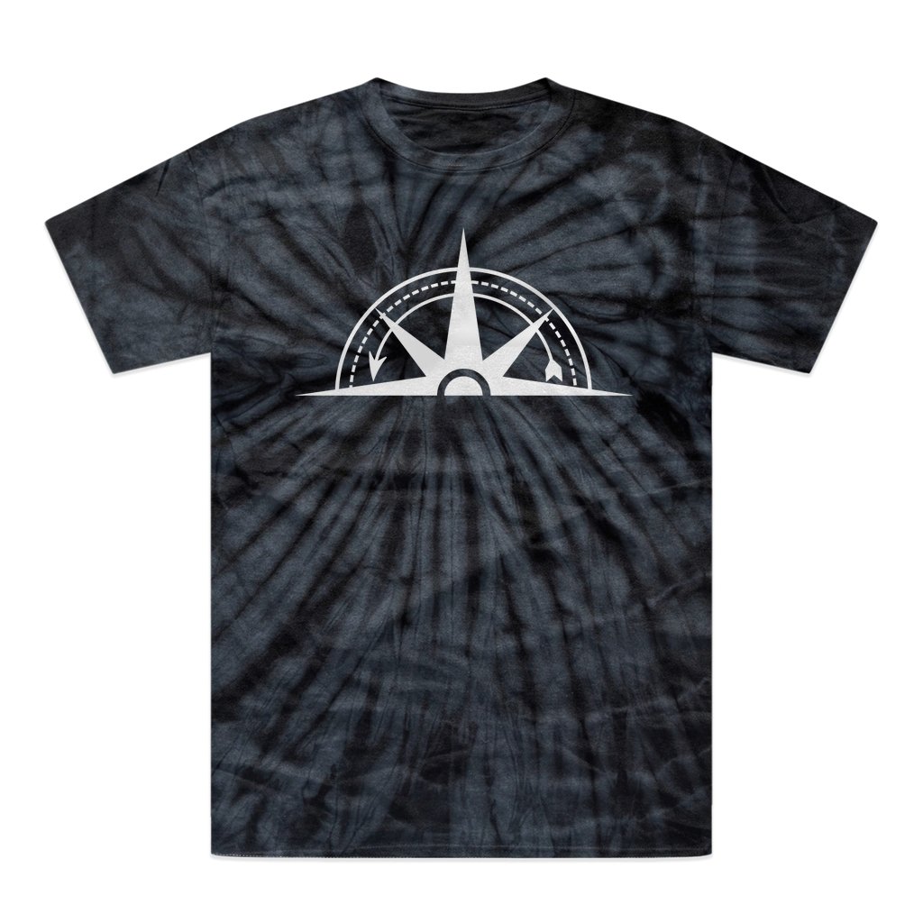 White Logo Tonal Spider Tie - Dye T - Shirt - FawcettMusic