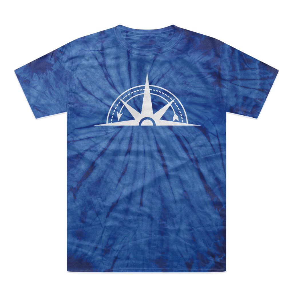 White Logo Tonal Spider Tie - Dye T - Shirt - FawcettMusic