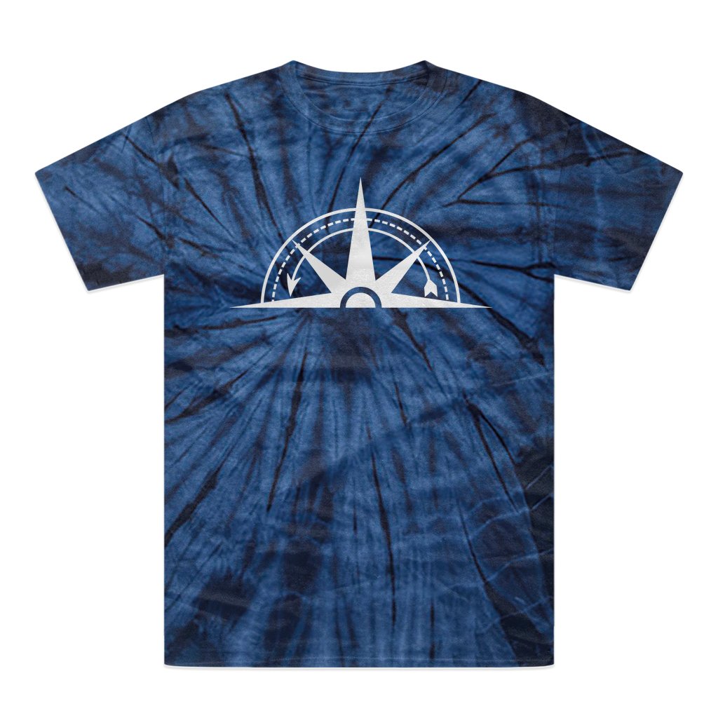 White Logo Tonal Spider Tie - Dye T - Shirt - FawcettMusic