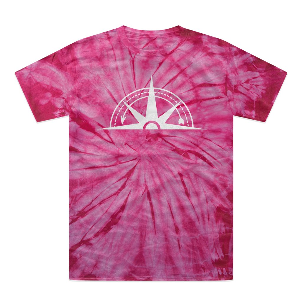 White Logo Tonal Spider Tie - Dye T - Shirt - FawcettMusic