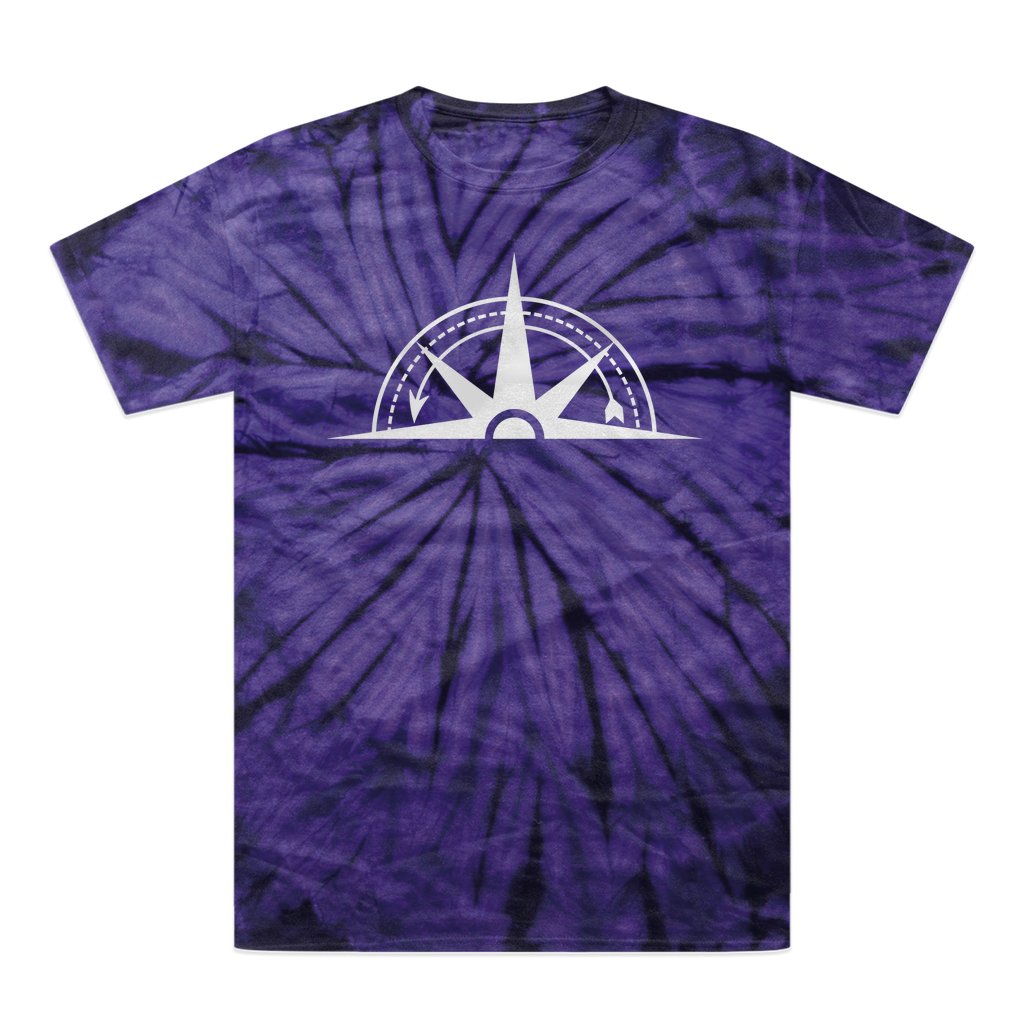 White Logo Tonal Spider Tie - Dye T - Shirt - FawcettMusic