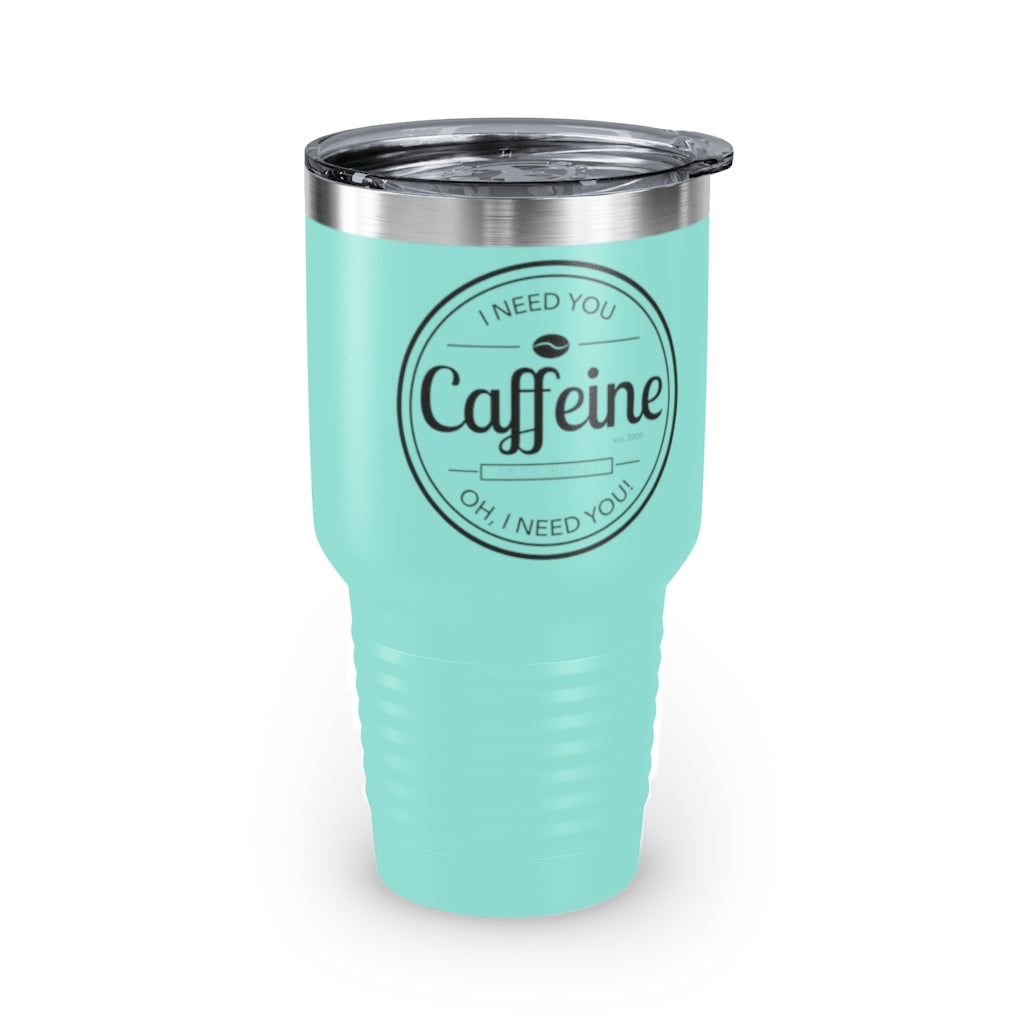 Caffeine Logo Ringneck Tumbler, 30oz